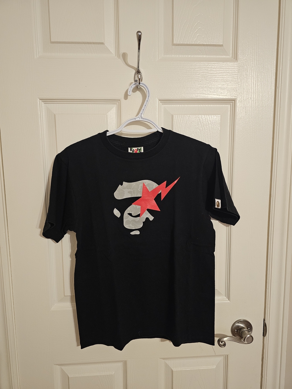 Bape A Bathing Ape Black Graphic Tee